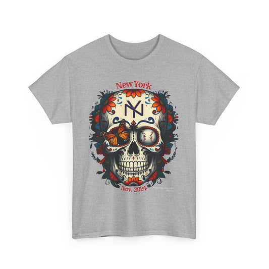 Show your Yankees 🌟 pride with our new ⚾️ Día de los Yankees skull tee! ☠️