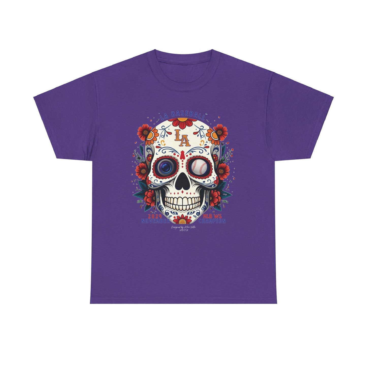 Show your Dodgers pride ⚾️ with our new Día 🌟 de los Dodgers skull tee! ☠️!