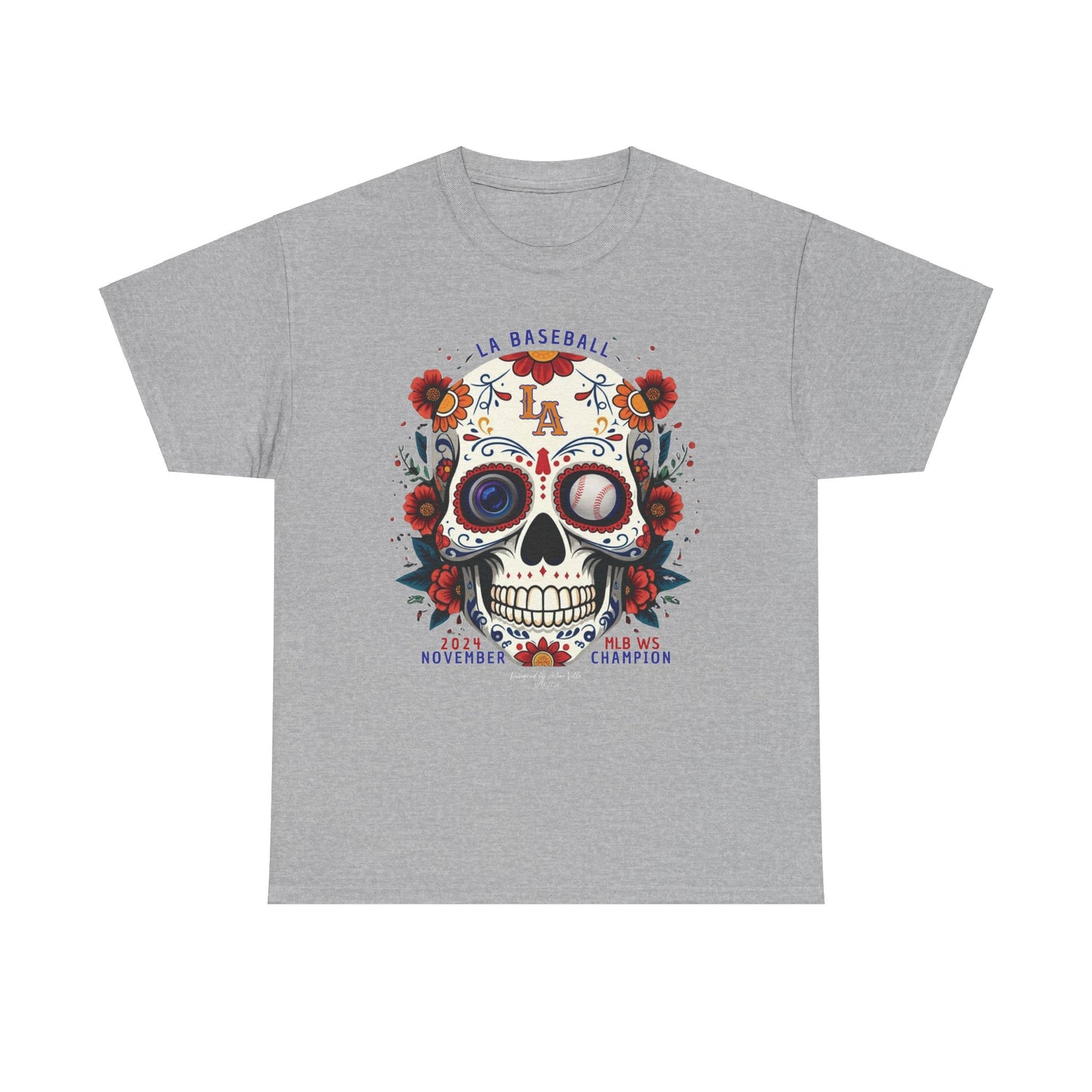 Show your Dodgers pride ⚾️ with our new Día 🌟 de los Dodgers skull tee! ☠️!