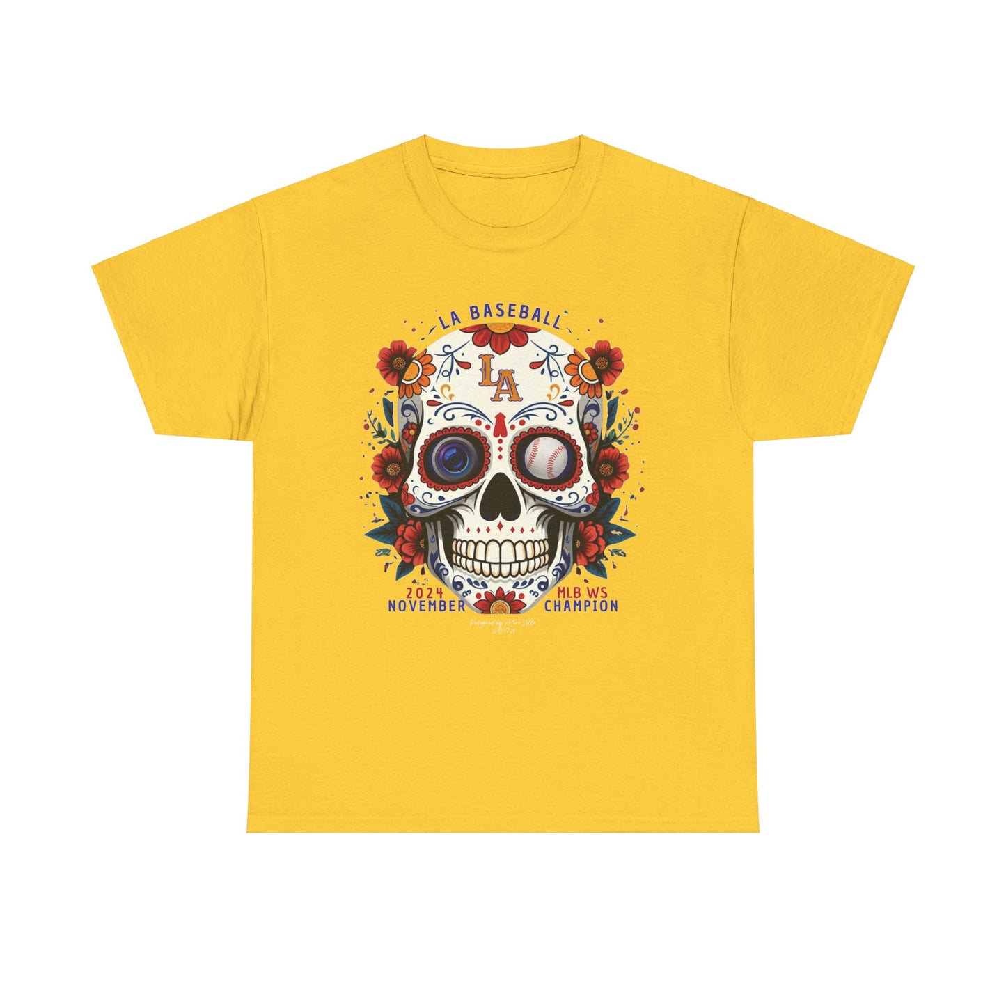 Show your Dodgers pride ⚾️ with our new Día 🌟 de los Dodgers skull tee! ☠️!