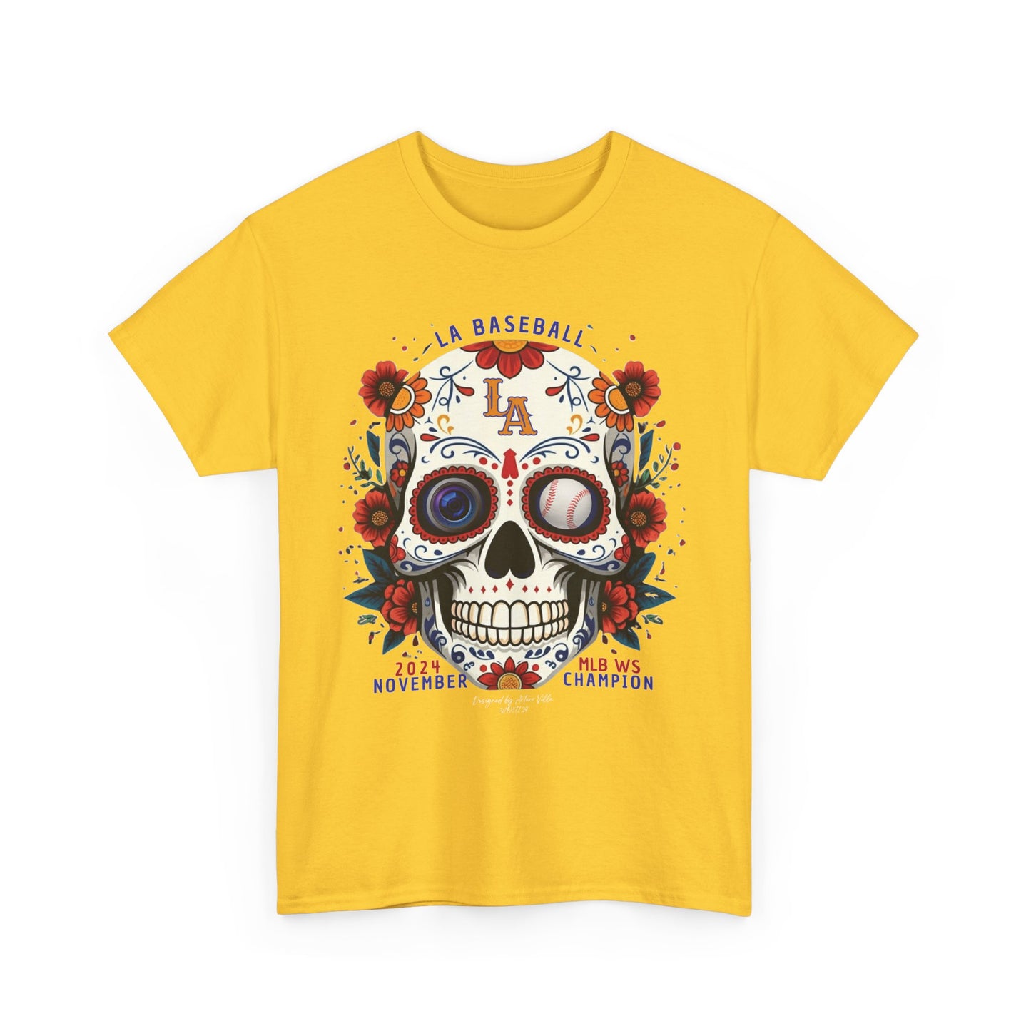 Show your Dodgers pride ⚾️ with our new Día 🌟 de los Dodgers skull tee! ☠️!